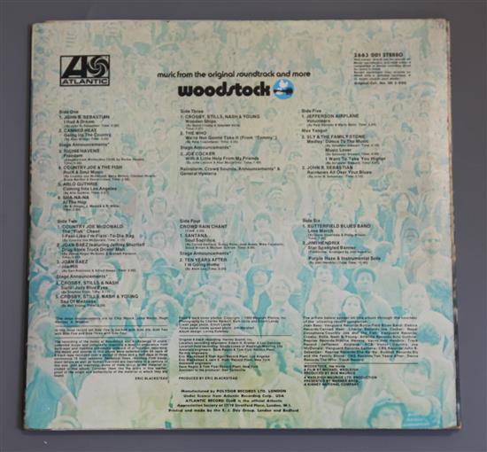 Woodstock original soundtrack, 2663 001, VG+ - VG+